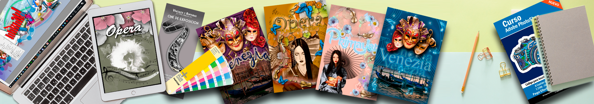 Cursos de PhotoShop, Illustrator e Indesign